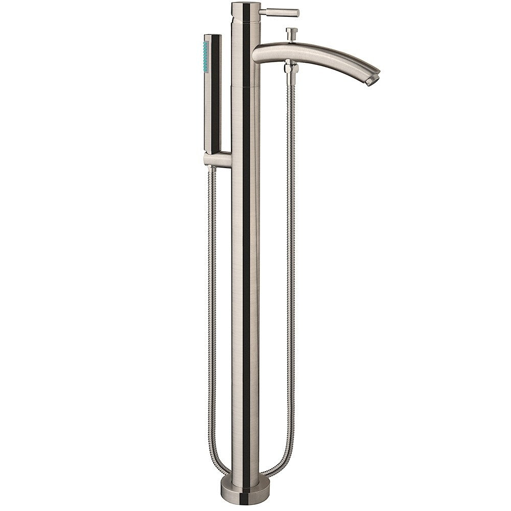 Wyndham Collection Rebecca 65-inch Freestanding Bathtub with Faucet