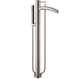Wyndham Collection Rebecca 65-inch Freestanding Bathtub with Faucet