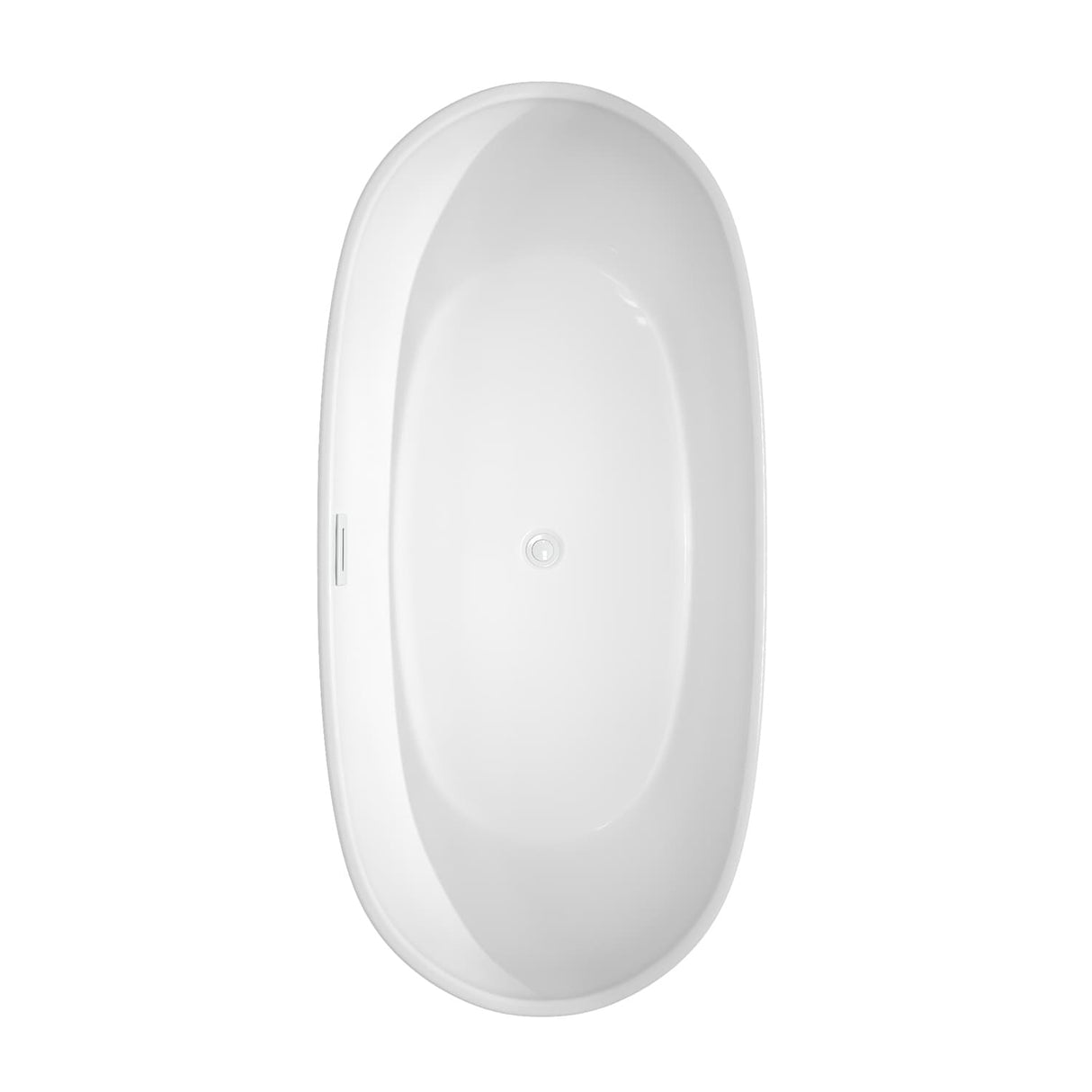 Wyndham Collection Rebecca 65-inch Freestanding Bathtub with Faucet