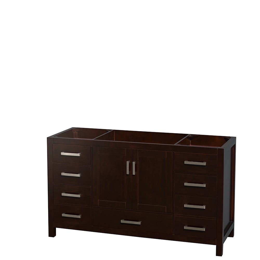 Wyndham Collection Sheffield Single Vanity Set