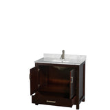 Wyndham Collection Sheffield Single Vanity Set