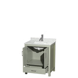 Wyndham Collection Sheffield Single Vanity Set