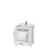 Wyndham Collection Sheffield Single Vanity Set