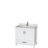 Wyndham Collection Sheffield Single Vanity Set