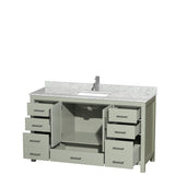 Wyndham Collection Sheffield Single Vanity Set