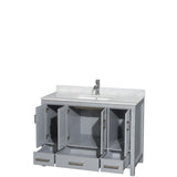 Wyndham Collection Sheffield Single Vanity Set
