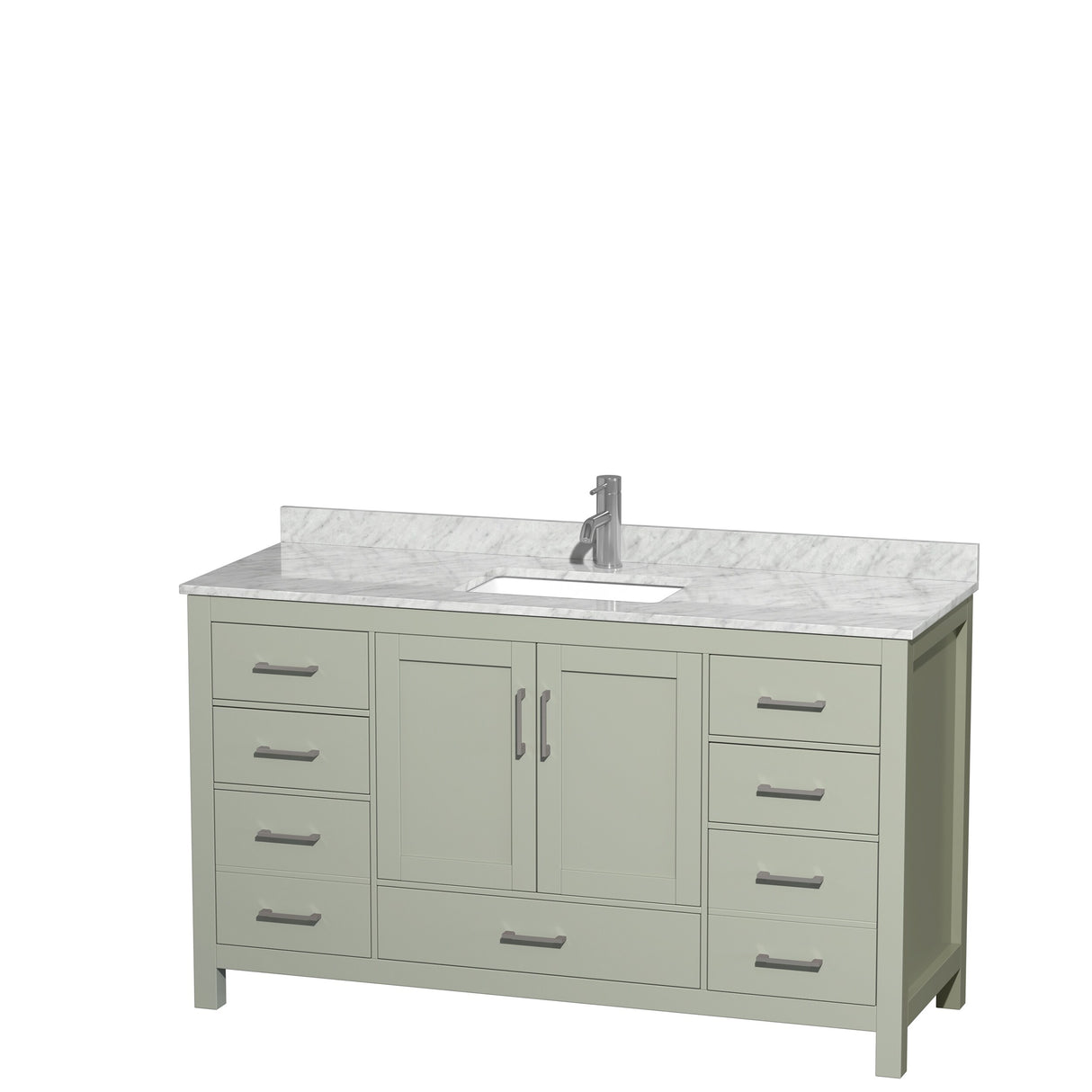 Wyndham Collection Sheffield Single Vanity Set