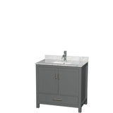 Wyndham Collection Sheffield Single Vanity Set
