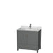 Wyndham Collection Sheffield Single Vanity Set