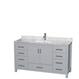 Wyndham Collection Sheffield Single Vanity Set