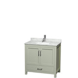 Wyndham Collection Sheffield Single Vanity Set