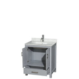 Wyndham Collection Sheffield Single Vanity Set