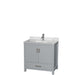 Wyndham Collection Sheffield Single Vanity Set
