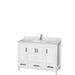 Wyndham Collection Sheffield Single Vanity Set