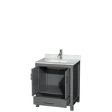 Wyndham Collection Sheffield Single Vanity Set