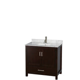 Wyndham Collection Sheffield Single Vanity Set