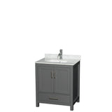 Wyndham Collection Sheffield Single Vanity Set