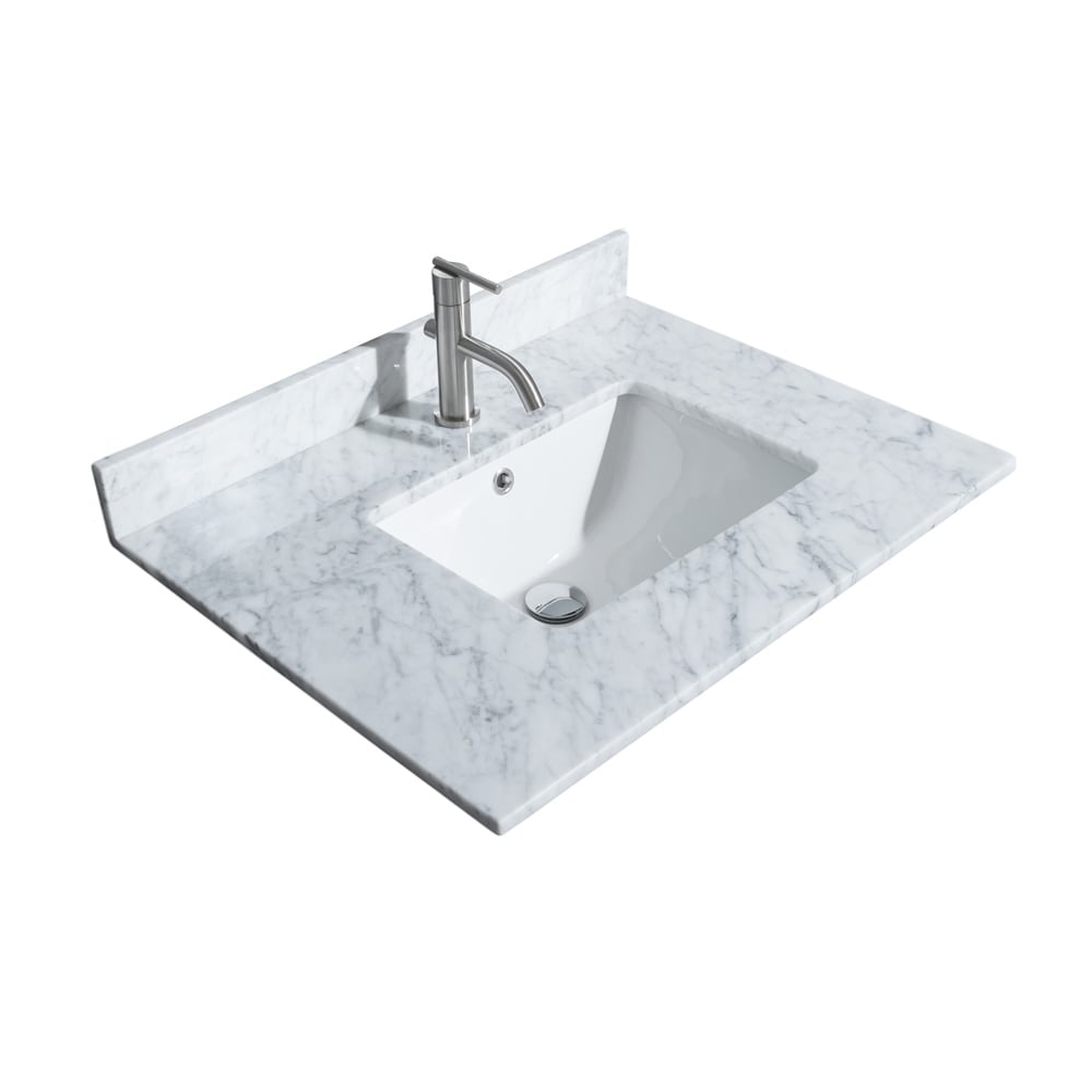 Wyndham Collection Sheffield Single Vanity Set