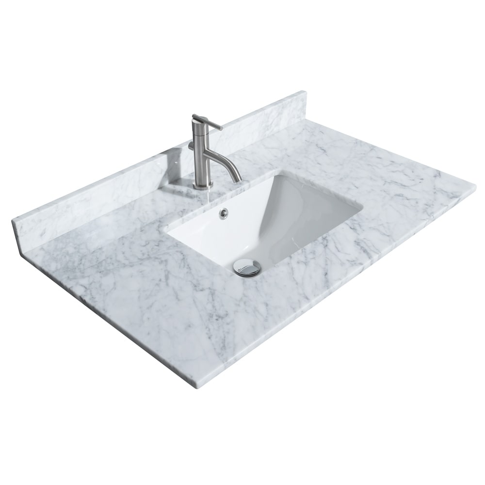 Wyndham Collection Sheffield Single Vanity Set