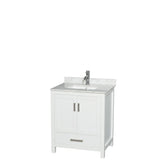 Wyndham Collection Sheffield Single Vanity Set