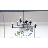 Wynnbrook 6-Light Matte Black Island Light - Matte Black