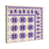 Wynwood Studio Canvas Abstract Floor Covering Lilac White and Cream White Traditional Wall Art Canvas Print