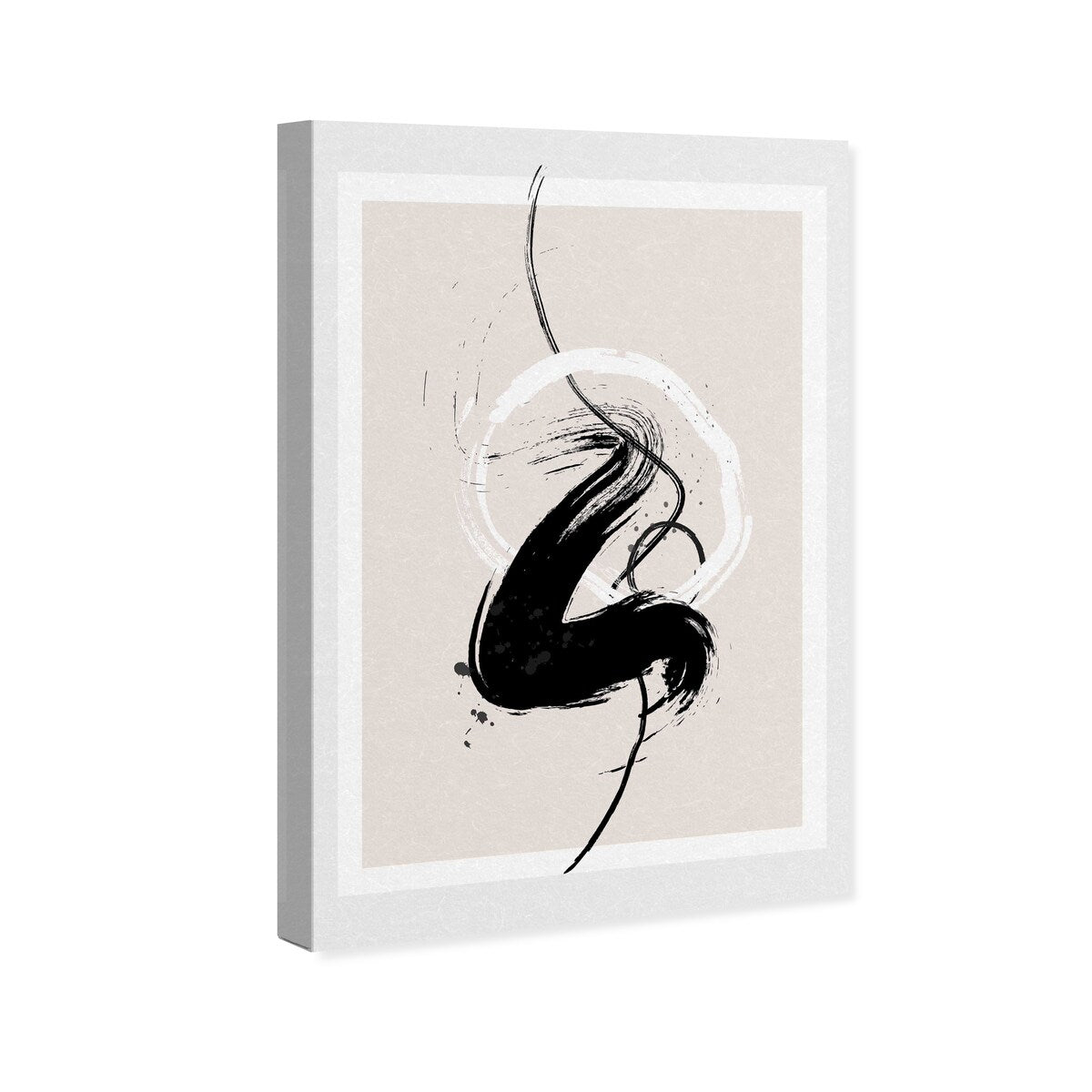 Wynwood Studio Canvas Abstract Passion in black White and Modern & Contemporary Wall Art Canvas Print