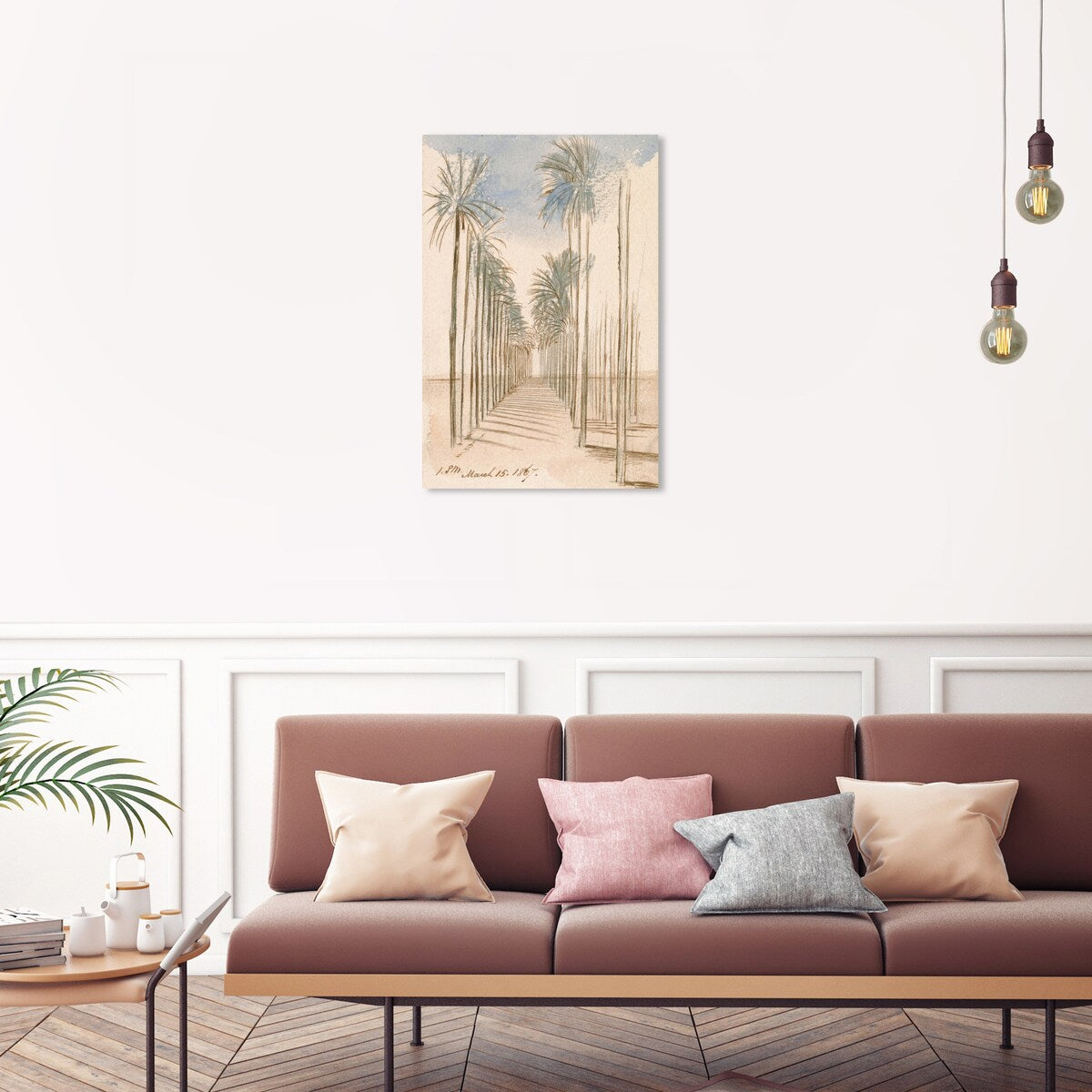 Wynwood Studio Canvas Floral and Botanical Avenue of Trees Wall Art Canvas Print