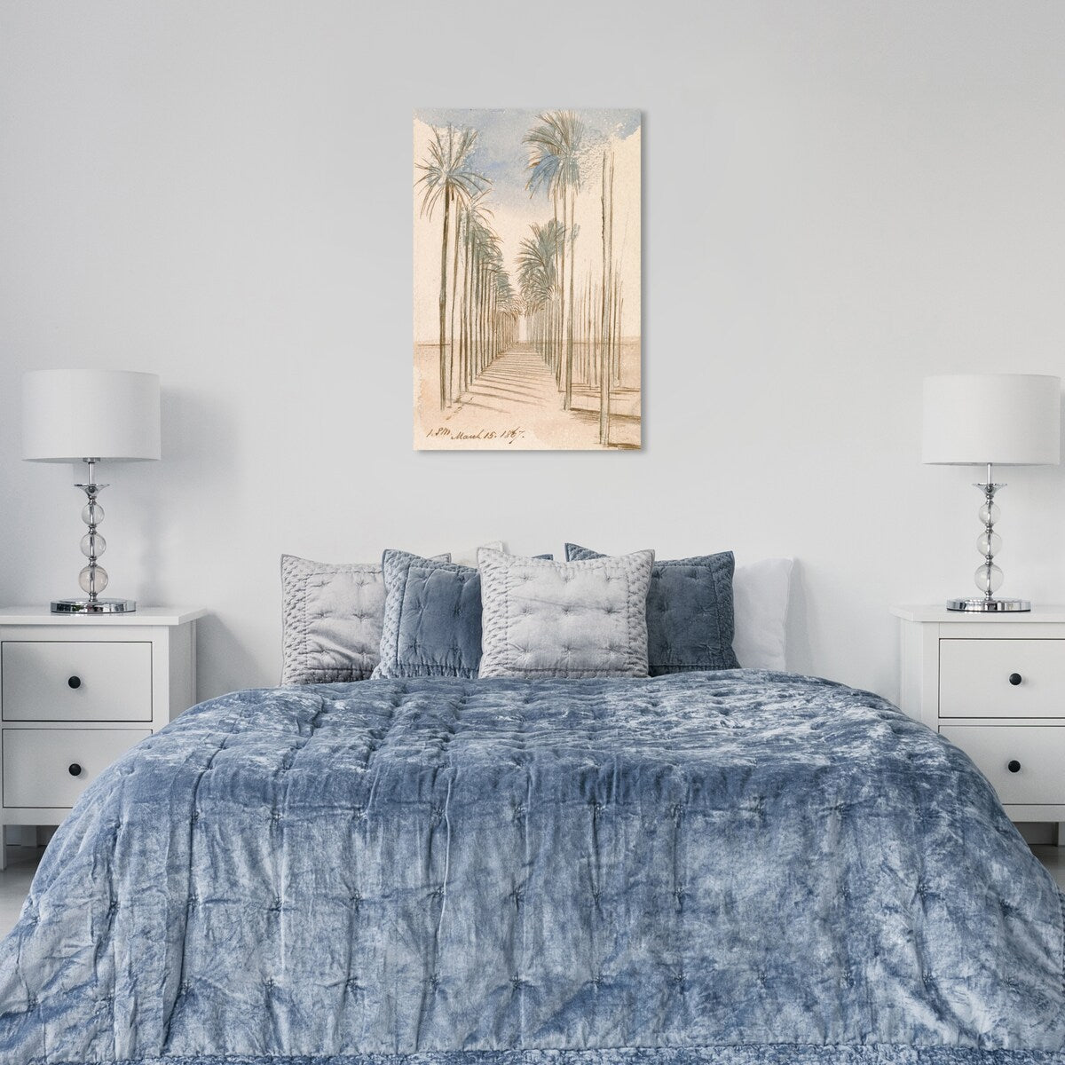 Wynwood Studio Canvas Floral and Botanical Avenue of Trees Wall Art Canvas Print