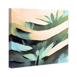Wynwood Studio Canvas Floral and Botanical Emerald Jungle Fade Green and Light Yellow Tropical Wall Art Canvas Print