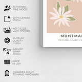 Wynwood Studio Canvas Floral and Botanical Flower Market Montmartre Brown and Tan Modern & Contemporary Wall Art Canvas Print