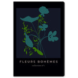 Wynwood Studio Canvas Floral and Botanical Poster of Delicate Flowers Brown and Light Brown French Country Wall Art Canvas Print