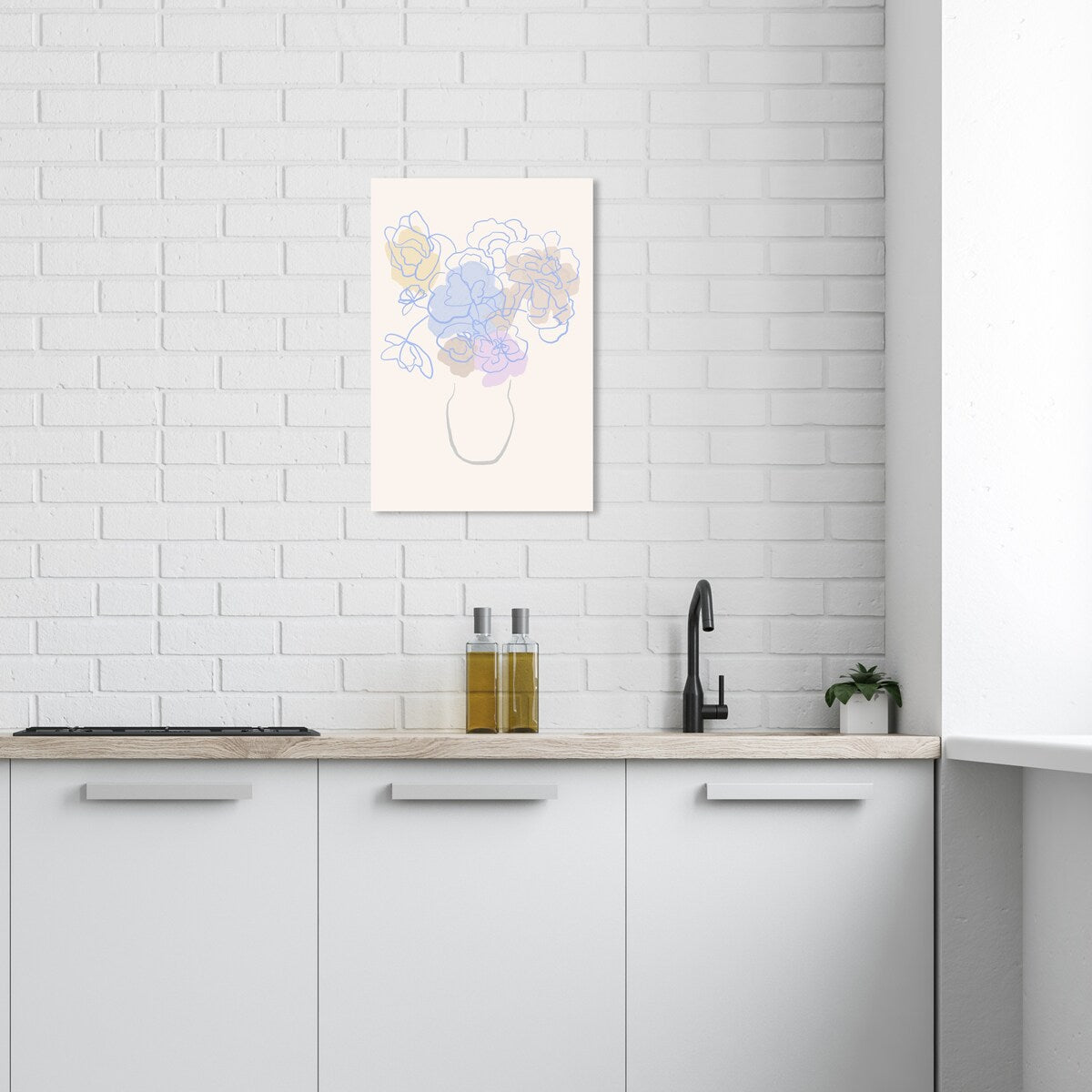 Wynwood Studio Canvas Floral and Botanical Soft Purplish Flowers Purple and Lavender Modern & Contemporary Wall Art Canvas Print