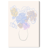 Wynwood Studio Canvas Floral and Botanical Soft Purplish Flowers Purple and Lavender Modern & Contemporary Wall Art Canvas Print