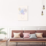 Wynwood Studio Canvas Floral and Botanical Soft Purplish Flowers Purple and Lavender Modern & Contemporary Wall Art Canvas Print