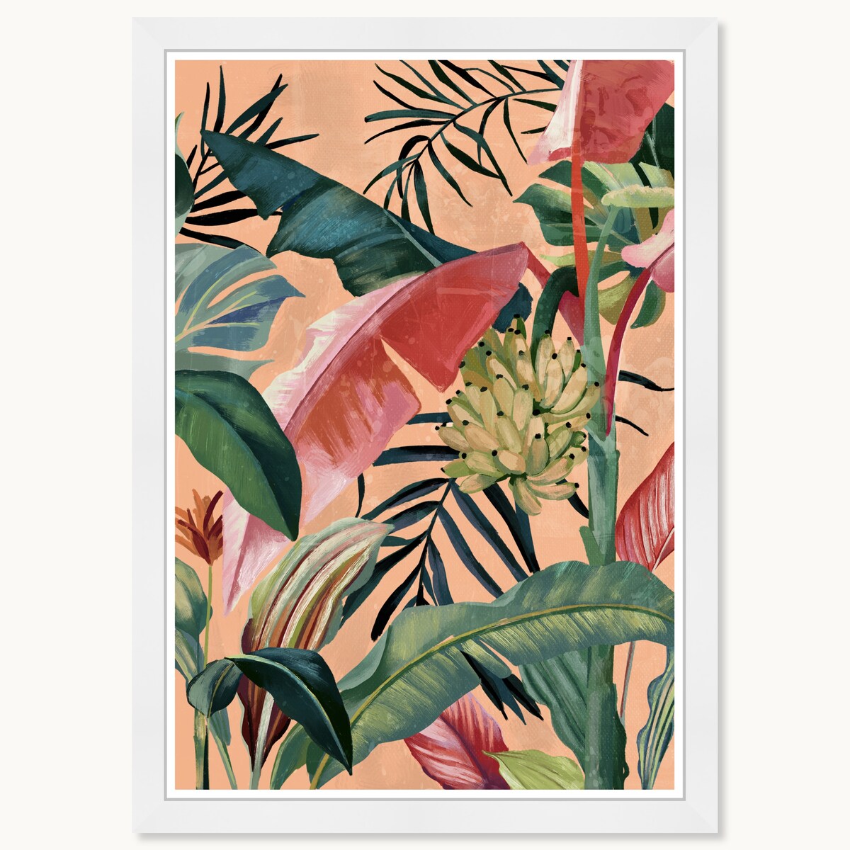 Wynwood Studio Natures Call Framed Trendy Maximalist Decor 1 Piece Canvas Wall Art