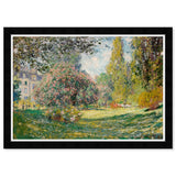 Wynwood Studio Prints Floral and Botanical Monet - The Parc Monceau Landscape Green and Traditional Wall Art Canvas Print