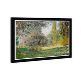 Wynwood Studio Prints Floral and Botanical Monet - The Parc Monceau Landscape Green and Traditional Wall Art Canvas Print