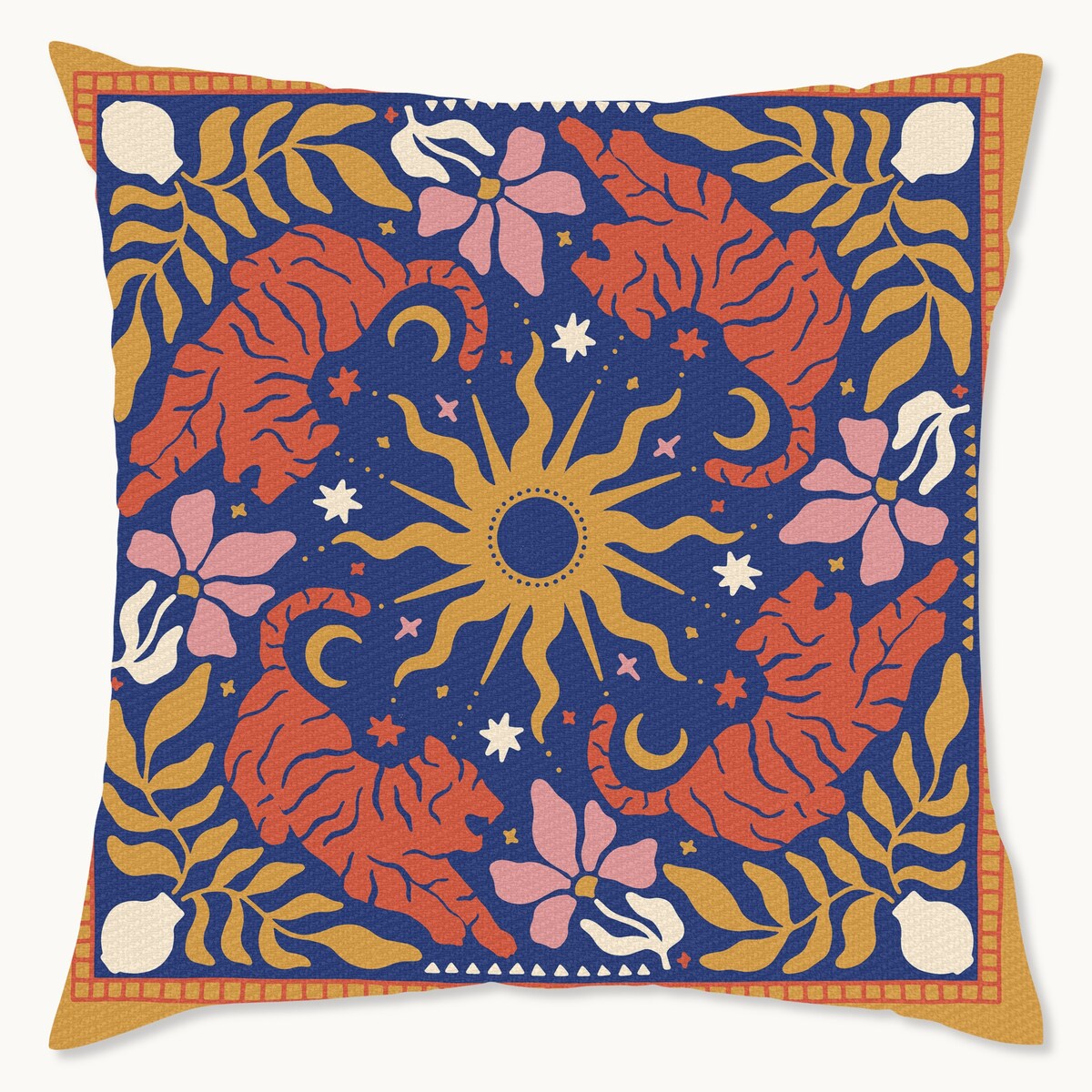 Wynwood Studio Retro Animal Indoor Decorative Throw Pillow, 18" x 18", Deer S Love