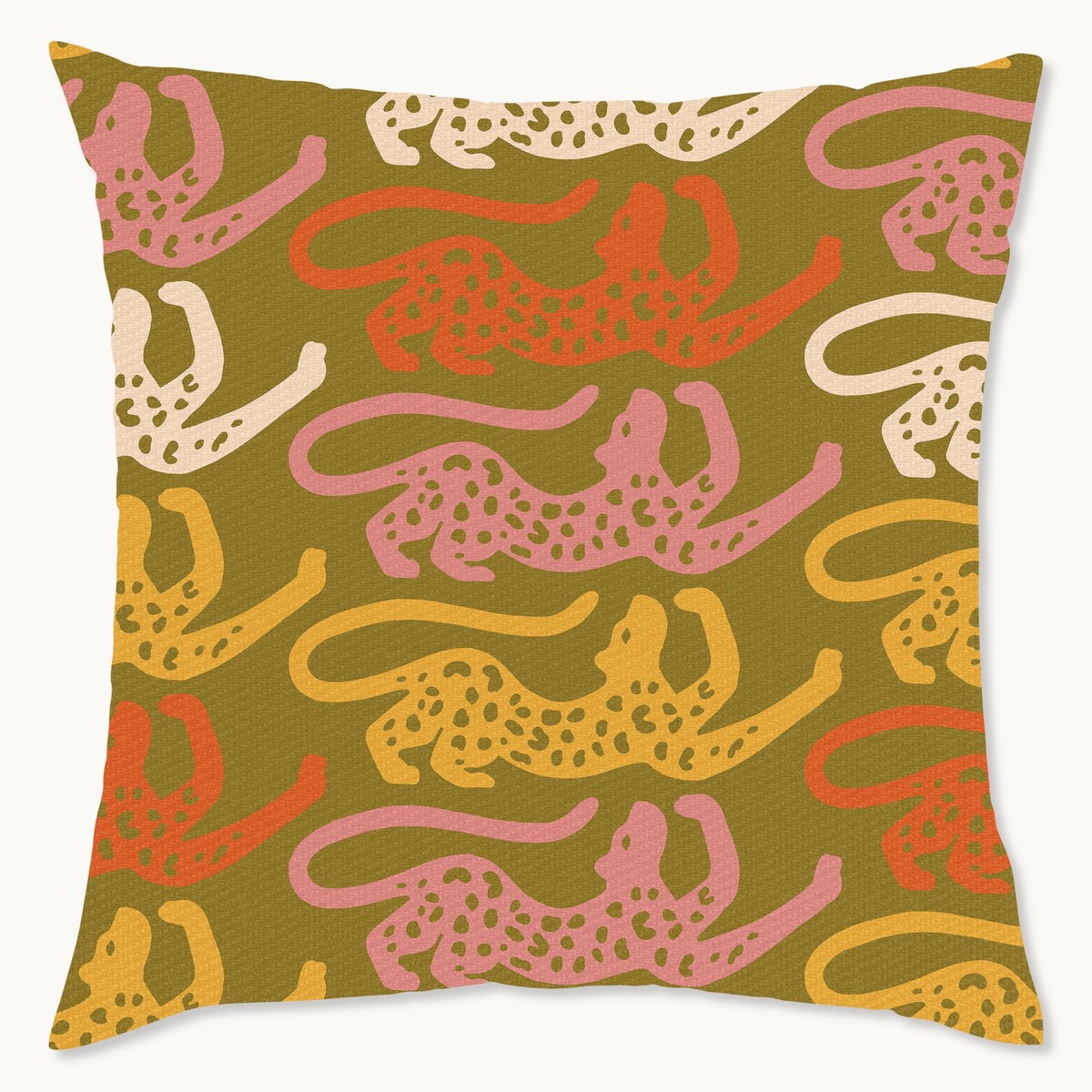 Wynwood Studio Retro Animal Indoor Decorative Throw Pillow, 18" x 18", Deer S Love