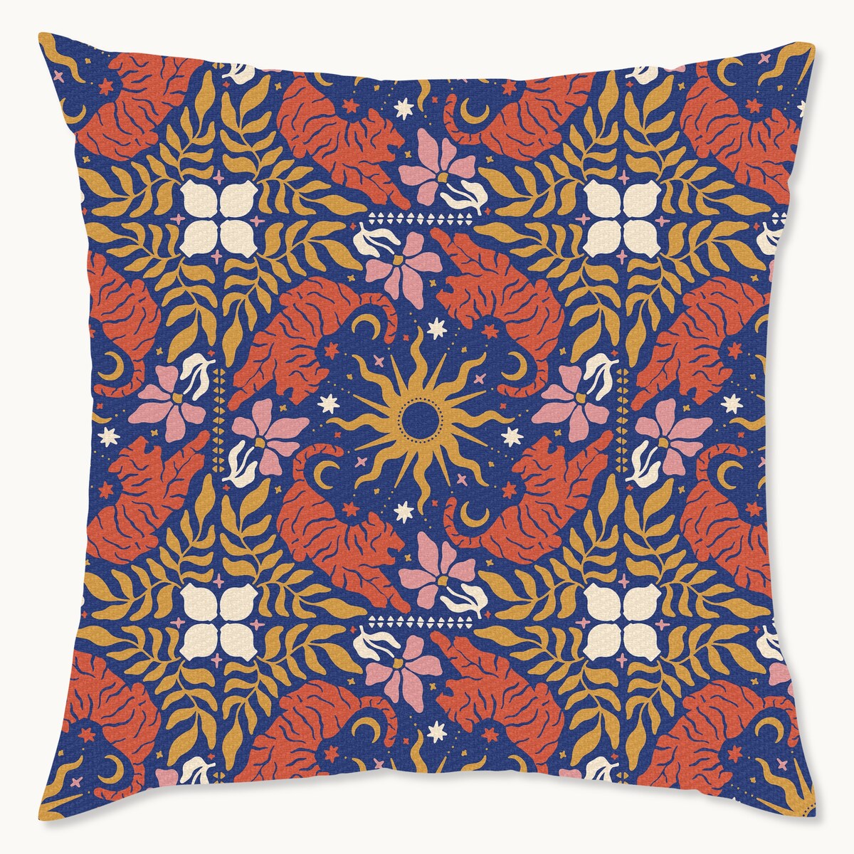 Wynwood Studio Retro Animal Indoor Decorative Throw Pillow, 18" x 18", Deer S Love