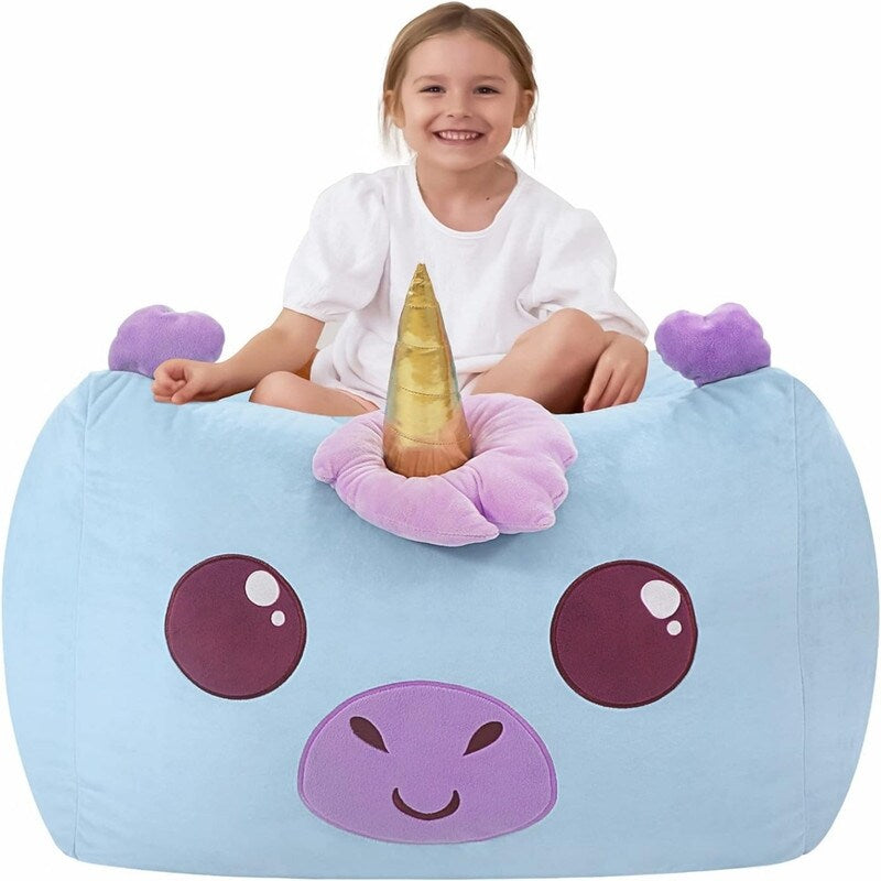 X-Large Stuffable Zipper Bean Bag Chair