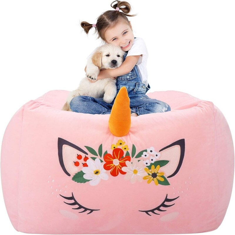 X-Large Stuffable Zipper Bean Bag Chair