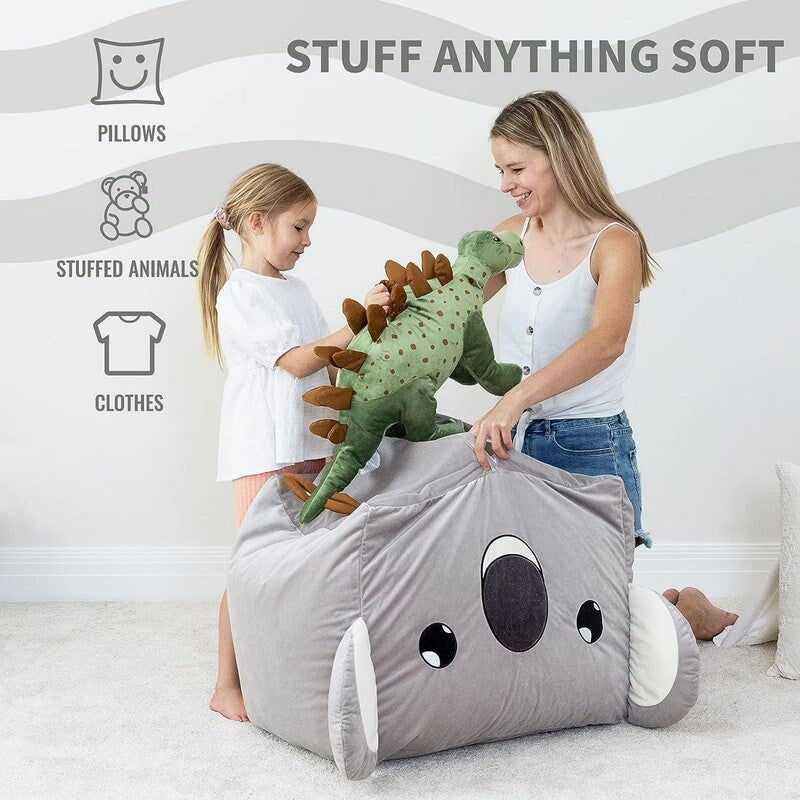 X-Large Stuffable Zipper Bean Bag Chair