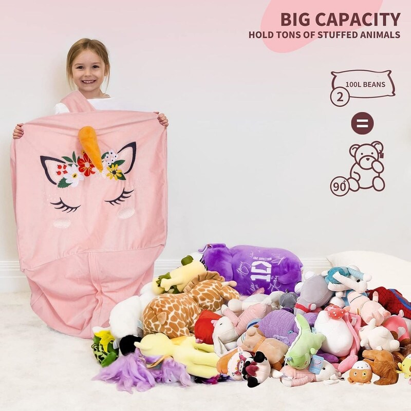 X-Large Stuffable Zipper Bean Bag Chair
