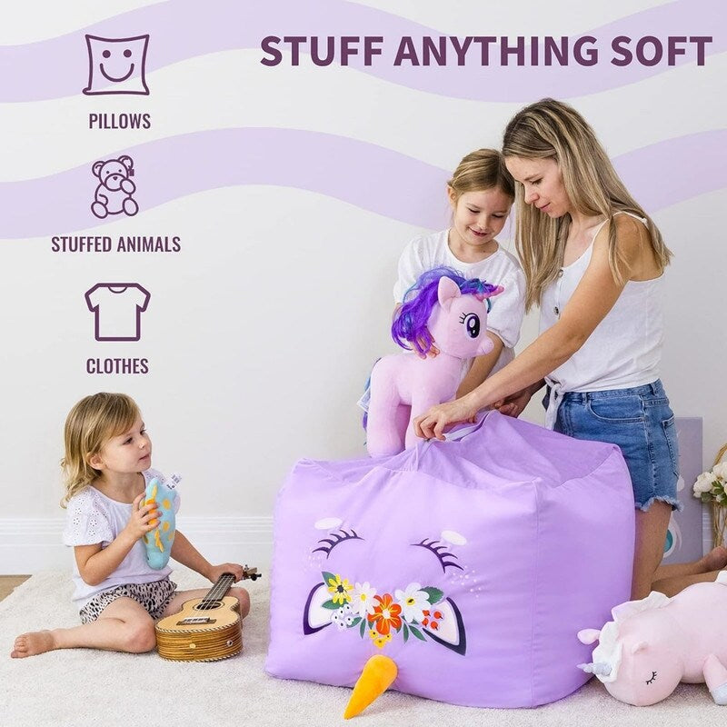 X-Large Stuffable Zipper Bean Bag Chair