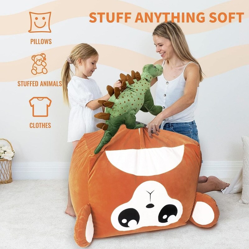 X-Large Stuffable Zipper Bean Bag Chair