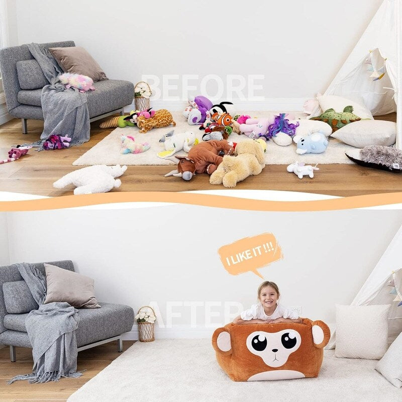 X-Large Stuffable Zipper Bean Bag Chair