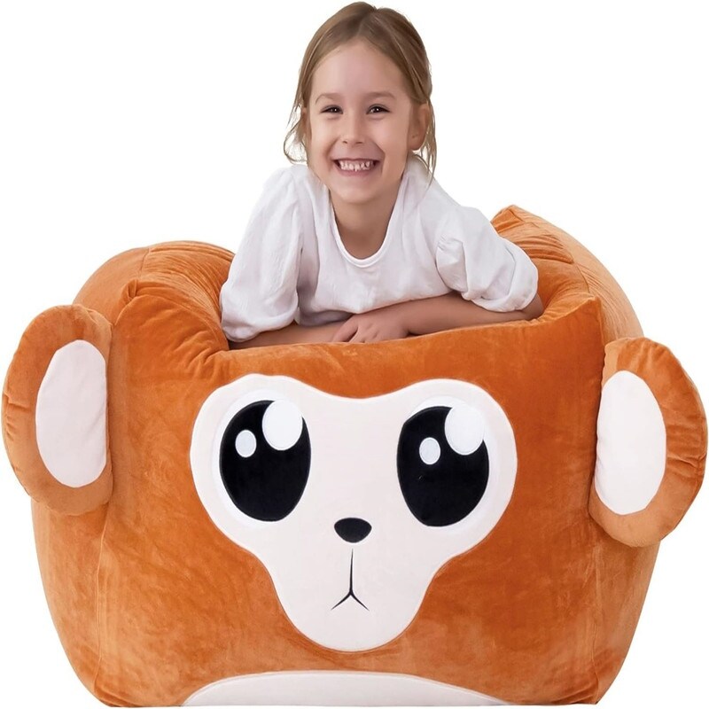 X-Large Stuffable Zipper Bean Bag Chair
