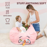 X-Large Stuffable Zipper Bean Bag Chair